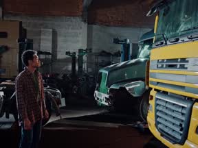 A fleet operator with the trucks